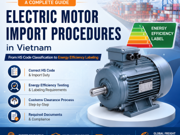 Thủ Tục Nhập Khẩu Motor Điện: Hướng Dẫn Chi Tiết Từ Mã HS Đến Dán Nhãn Năng Lượng