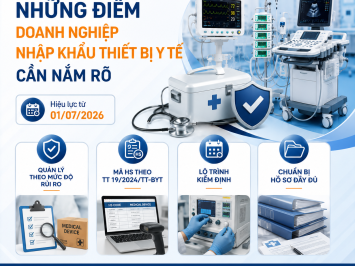 Thông tư 24/2026/TT-BYT: Những lưu ý doanh nghiệp nhập khẩu thiết bị y tế cần nắm rõ