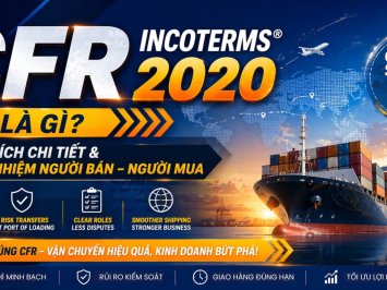 CFR Incoterms 2020 là gì? Phân tích chi tiết và trách nhiệm của người bán – người mua
