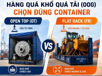 Distinguishing Flat Rack and Open Top Containers in Oversized Cargo Transportation