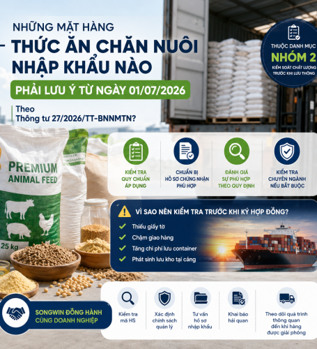 Which Imported Animal Feed Products Require Special Attention from July 1, 2026, under Circular 27/2026/TT-BNNMT?