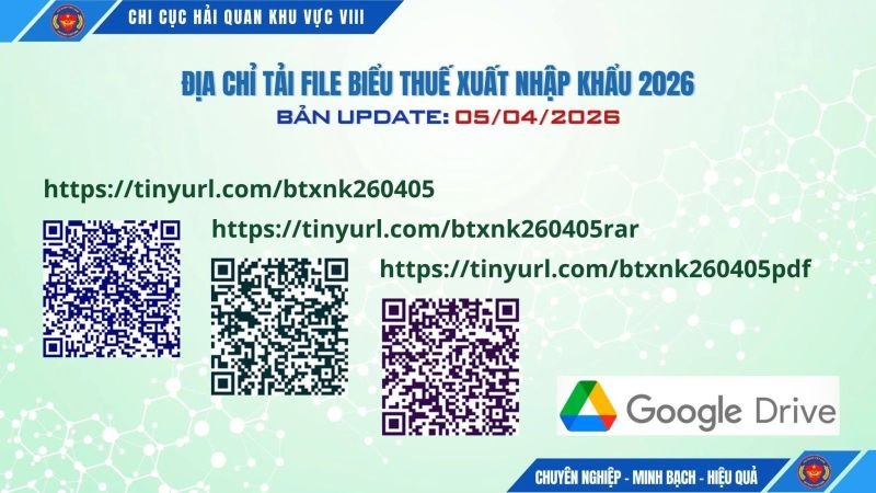 Địa chỉ tải file Biểu Thuế Xuất Nhập Khẩu 2026